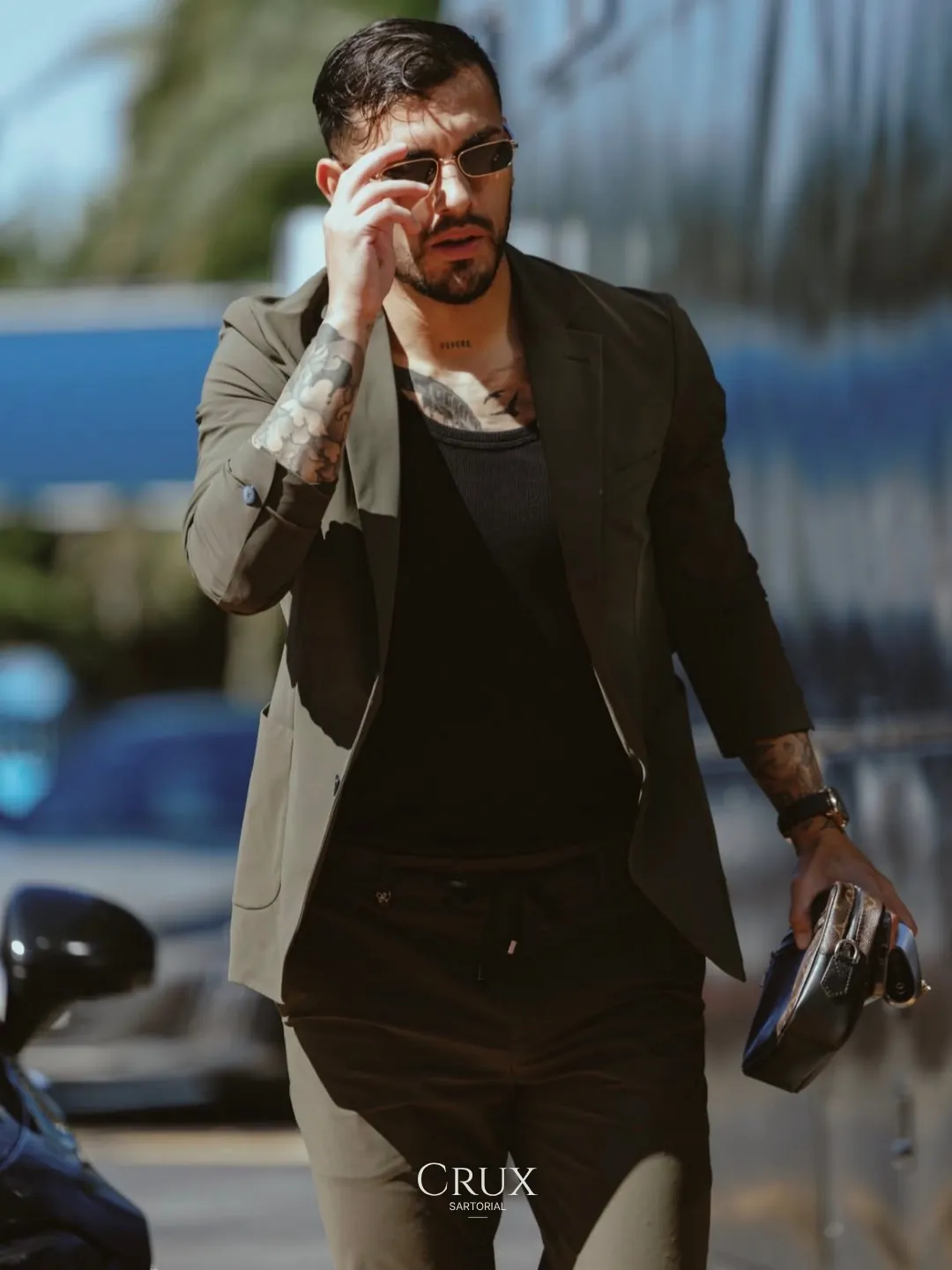 Leandro Paredes con saco CRUX